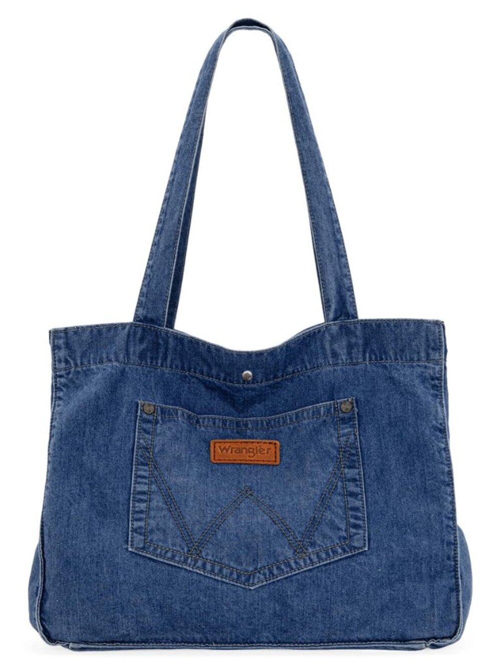 Wrangler Denim Tote Bag for Women Purses for Work Travel Everyday